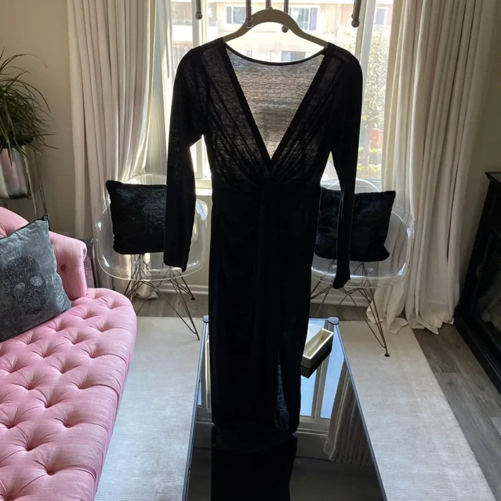 High Slit Twist From Maxi Dress